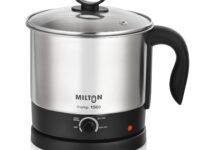 Milton Champ 1.5L 600W Electric Multi Cook Kettle with Steamer | Multipurpose Electric Kettle for Boiling Eggs, Water, Milk, Tea, Noodles & Soup | Stainless Steel Body | 3 Modes | 1 Year Warranty