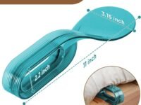 NITSR 2 in 1 Mattress Lifter Stand & New Bed Sheet Tucker Tool Pack of 2, Durable & Efficient/Ergonomic Handle/Relieves Back Pain/Easy Bed Making Tool Can Tuck Sheets/Holds Mattress Wedge Elevator