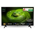 NU 108 cm (43 Inches) New 2025 Borderless Series 4K UHD Smart Google TV LED43UGNX