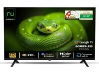 NU 108 cm (43 Inches) New 2025 Borderless Series 4K UHD Smart Google TV LED43UGNX