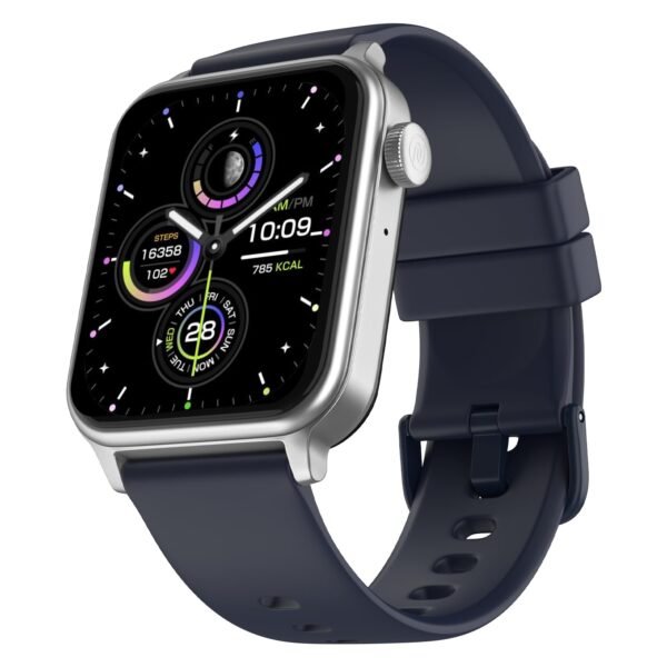 Noise Pulse Hyper Smart Watch with 21 Days Battery, 1.85" Display, AI Watch Faces, 100+ Sports Modes, Health Suite, SpO2 & Heart Rate Monitor, 1ATM Water Resistant(Space Blue)