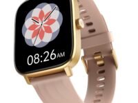 Noise Quad Call 1.81" Display, Bluetooth Calling Smart Watch, AI Voice Assistance, 160+Hrs Battery Life, Metallic Build, in-Built Games, 100 Sports Modes, 100+ Watch Faces (Rose Pink)