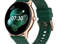 Noise Twist Go Smart Watch 1.39" Display, TruSyncᵀᴹ BT Calling, Glossy Metal Finish, 150+ Watch Faces, IP68, Sleep Tracking, 100+ Sports Modes, Smart Watch for Men and Women (Forest Green)