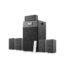 OBAGE Newly Launched Home Theatre System with 200 W Surround Sound 5.1 CH, 8" Wired Subwoofer, HDMI (ARC), BT v5.3, Multi-Channel Volume Control (Dark Black)