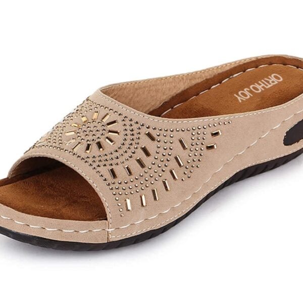ORTHO JOY Extra-Soft Comfortable Fancy Slippers Flip Flop for women