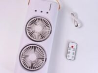Oblivion Air Cooler for Room Cooling – Portable Fan with -Color LED Light, Mini Evaporative AC Fan Cooling with Timer, Wind Speed & Spray Modes for Home, Office & Desk Use (Double Spray Mist Fan)