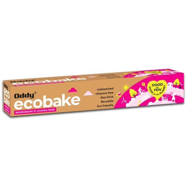 Oddy Uniwraps Ecobake Brown Cooking & Baking Paper 10'' X 20 Mtrs (Unbleached & Chlorine Free)