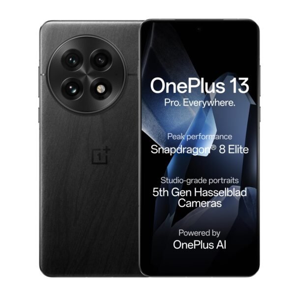 OnePlus 13 | Smarter with OnePlus AI | Lifetime Display Warranty |12GB RAM 256GB Storage Black Eclipse | Official Smartphone for BGMS 2025