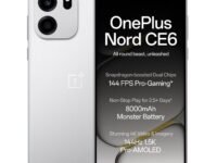 OnePlus Nord CE6 | 8GB+128GB | Lunar Pearl | Snapdragon 7s Gen 4 | Segment's Fastest Touch Response | 8000mAh Battery | 144Hz 1.5K AMOLED Display | 50MP Main + 32MP Selfie 4K Cameras | IP66,68,69,69K