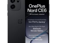 OnePlus Nord CE6 | 8GB+128GB | Pitch Black | Snapdragon 7s Gen 4 | Segment's Fastest Touch Response | 8000mAh Battery | 144Hz 1.5K AMOLED Display | 50MP Main + 32MP Selfie 4K Cameras | IP66,68,69,69K