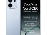 OnePlus Nord CE6 | 8GB+256GB | Fresh Blue | Snapdragon 7s Gen 4 | Segment's Fastest Touch Response | 8000mAh Battery | 144Hz 1.5K AMOLED Display | 50MP Main + 32MP Selfie 4K Cameras | IP66,68,69,69K