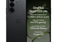 OnePlus Nord CE6 Lite | 8GB+128GB | Hyper Black | Segment's Fastest Dimensity 7400 Apex Processor | 7000mAh Battery | Segment's Highest 144Hz Refresh Rate | 50MP Main Camera, 4K Video Recording