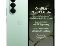 OnePlus Nord CE6 Lite | 8GB+128GB | Vivid Mint | Segment's Fastest Dimensity 7400 Apex Processor | 7000mAh Battery | Segment's Highest 144Hz Refresh Rate | 50MP Main Camera, 4K Video Recording