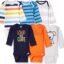 Onesies Brand, Unisex Baby, 6-Pack Long Sleeve Bodysuits