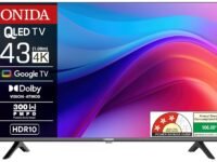 Onida 108 cm (43 inches) Nexg Series 4K Ultra HD Smart QLED Google TV QZ43UI