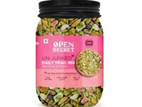 Open Secret Trail Mix | 1Kg, 7 Superfood in 1 Mix | Dry Fruits Mixed pack, Mixed Dry Fruits, Mix Dry Fruits, Mixed Nuts, Contains Cashews, Almonds, Pista & more Healthy Snacks (Pack of 1)