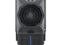 Orient Electric Stark 110 L Heavy Duty Commercial Air Cooler With 20" Fan | Aerofan Technology |High-Density Honeycomb Cooling Pads | Extra Powerful Air Throw & Auto Water Refill Technology| Grey