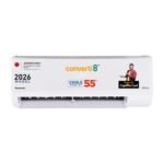Panasonic 1.0 Ton 3 Star Inverter Split AC (Smart Auto Cool, Higher Airflow, 55°C Oper., Crystal Clean, Copper Cond.,8in1 Convertible,2-Way,Powerful Mode,PM0.1 Filter,CS/CU-SU12BKY3T,2026 Model,White)
