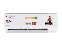 Panasonic 1.0 Ton 3 Star Inverter Split AC (Smart Auto Cool, Higher Airflow, 55°C Oper., Crystal Clean, Copper Cond.,8in1 Convertible,2-Way,Powerful Mode,PM0.1 Filter,CS/CU-SU12BKY3T,2026 Model,White)