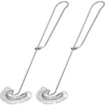 Patelai 2-Piece Scandinavian-Type Whisk, Stainless Steel, 10 Inch, Silver