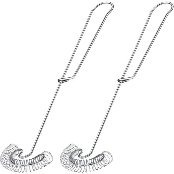 Patelai 2-Piece Scandinavian-Type Whisk, Stainless Steel, 10 Inch, Silver