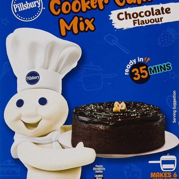 Pillsbury Cooker Cake Mix, Choco, Eggless, 636 g, Pack of 4