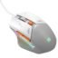 Portronics Vader Wired Gaming Mouse with 6 Buttons, Thumb Support, Adjustable DPI (6400 Max), RGB Light Effects, Ergonomic Design, 1.5 m Long USB Cable for Laptop & PC (Grey)