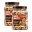 PrettyNutty Healthy Nutmix 1kg, Dried Almonds, Black Raisins, Cashewnuts, Cranberries, Green Raisins, Walnut Kernels & Many More. Pack of 2 (500g Each Jar)