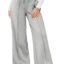 Q - RIOUS Women's Wide Leg Drawstring Relaxed Fit Trouser
