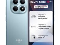 REDMI Note 15 5G (Glacier Blue, 8GB RAM 256GB Storage) | 108MP OIS Camera | Snapdragon 6 Gen 3 | 17.2cm Tough Curved AMOLED Screen | 5520mAh Battery | 45W Fast Charging
