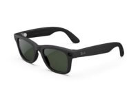Ray-Ban Meta (Gen 1), Wayfarer, Large Matte Black | Smart AI Glasses for Men, Women, 12MP Ultra-Wide Camera, Open-Ear Speakers for Audio, Video Recording and Bluetooth. Transitions® Graphite Green.