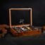 Royal Craft Expertise Watch Box for Men – Wooden Watch Storage Case with Hinged Lid, Organizer Display Box – Ideal Gift for Christmas, Valentine’s Day, Father’s Day