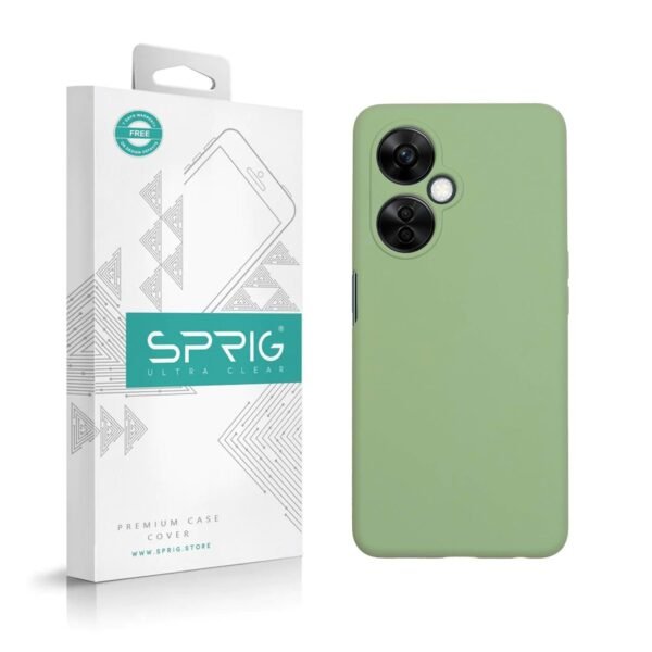 SPRIG Cases Compatible with OnePlus Nord CE 3 Lite 5G Phone Liquid Silicone Back Cover Premium Drop Tested Shock Proof Case for Boys and Girls with Camera Protection (Mint Green)