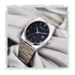 SWADESI STUFF Stainless Steel Date Display Mens Wrist Analogue Watch, Dial-Color:Multicolour, Band Color:Silver