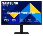 Samsung 24"(60.5 cm) Flat IPS Monitor|IPS Panel|FHD 1920 x 1080|100 Hz|New Super Slim Design|Ports-HDMI,VGA|Tilt Stand Feature -2˚ to 21˚|Game Mode|Eye Saver Mode|Wall Mountable|LS24D300GAWXXL|Black