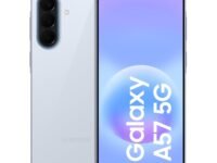 Samsung Galaxy A57 5G (Awesome Icyblue, 8GB RAM, 256GB Storage), Agentic AI, Triple Camera with Nightography Video, 2 Days Battery Life, 6 Gen OS Upgrades, IP68, 6.9mm Sleek, with No Cost EMI