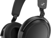 Sennheiser Momentum 4 Wireless Noise Cancelling Headphones - Bluetooth Headset for Crystal-Clear Calls with Adaptive Noise Cancellation, Over-Ear Headphones, 60h Battery Life, Folding Design, Black