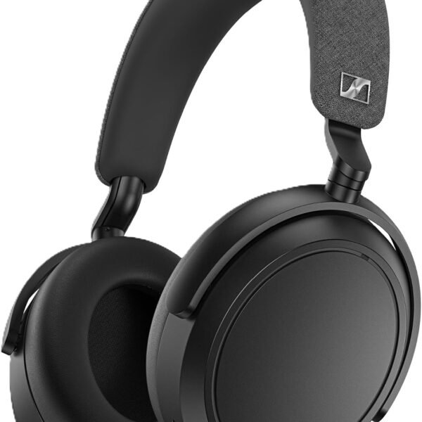 Sennheiser Momentum 4 Wireless Noise Cancelling Headphones - Bluetooth Headset for Crystal-Clear Calls with Adaptive Noise Cancellation, Over-Ear Headphones, 60h Battery Life, Folding Design, Black