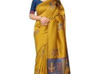 Sidhidata Women's Kanjivaram Banarasi Soft Silk Saree With Unstitched Blouse Piece (Silk Box Flower)