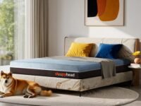 Sleepyhead Laxe Designed by Duroflex - Pincore Latex Mattress with BodyIQ Orthopedic Memory Foam |Medium Firm |10 Years Warranty |3 Zone Support |Washable Cover |8 Inch Queen Bed Mattress (75x60x8)
