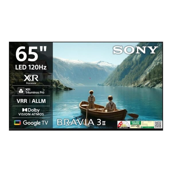 Sony 164 cm (65 inches) BRAVIA 3II Ultra HD Smart LED Google TV K-65XR35M2
