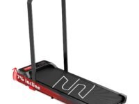 Sparnod STH-3004N 2 in 1 Walking Pad Treadmill for Home Use, 1–10 km/h, Foldable Rail, 7% Incline, LED Display, Shock Absorption, 90kg Capacity for Home & Office Use
