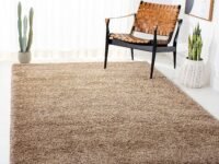 Super Soft Shaggy Rugs Fluffy Carpets, Indoor Modern Plush Area Rugs for Living Room Bedroom Kids Room, Upgrade Anti-Skid Durable Rectangular Fuzzy Rug (Beige, 3 x 5 Feet)