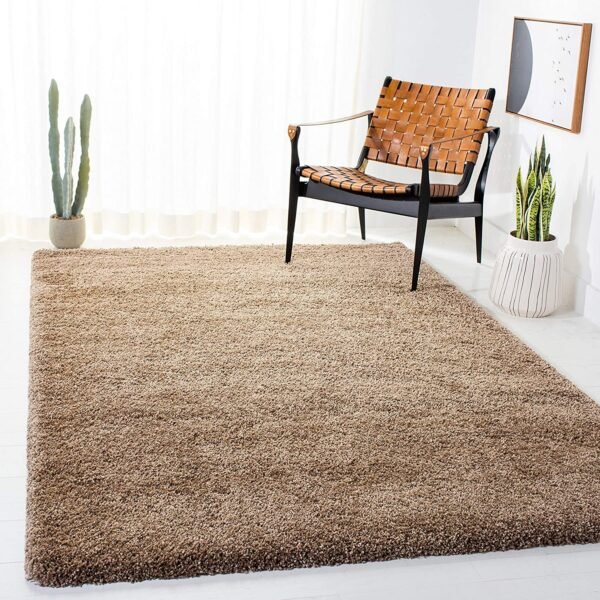 Super Soft Shaggy Rugs Fluffy Carpets, Indoor Modern Plush Area Rugs for Living Room Bedroom Kids Room, Upgrade Anti-Skid Durable Rectangular Fuzzy Rug (Beige, 3 x 5 Feet)