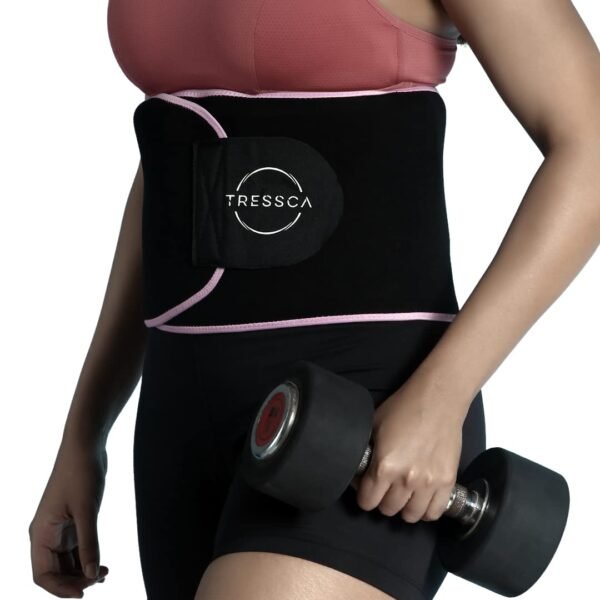 Sweat Belt, Perfect for Jogging, Back Support for Both Men and Women, Pink
