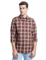 Symbol Premium Men's Checkered Casual Shirt - Regular Fit | Full Sleeve | Pure Cotton (Available in Plus Sizes)
