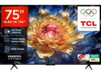TCL 189 cm (75 inches) 4K UHD Smart QLED Google TV 75T8D