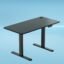 The Sleep Company - AeroPlus Electric Height Adjustable Desk | Ergonomic Work from Home Table | 4 Memory Presets | 2 Years Warranty | 1200 x 600 Thick Top | Free Installation | Black & Black