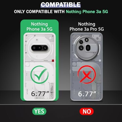 TheGiftKart Ultra-Hybrid Crystal Clear Back Case Cover for Nothing Phone 3a 5G | Shockproof Design | Hard Back Cover Case for Nothing Phone 3a 5G (PC & TPU, Transparent)