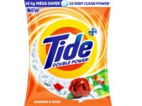 Tide Plus Detergent Washing Powder - 10kg Mega Saver Pack | Jasmine & Rose Fragrance | Removes deep-seated Oil, Gravy, Tea Stains | World's No. 1 Detergent Brand